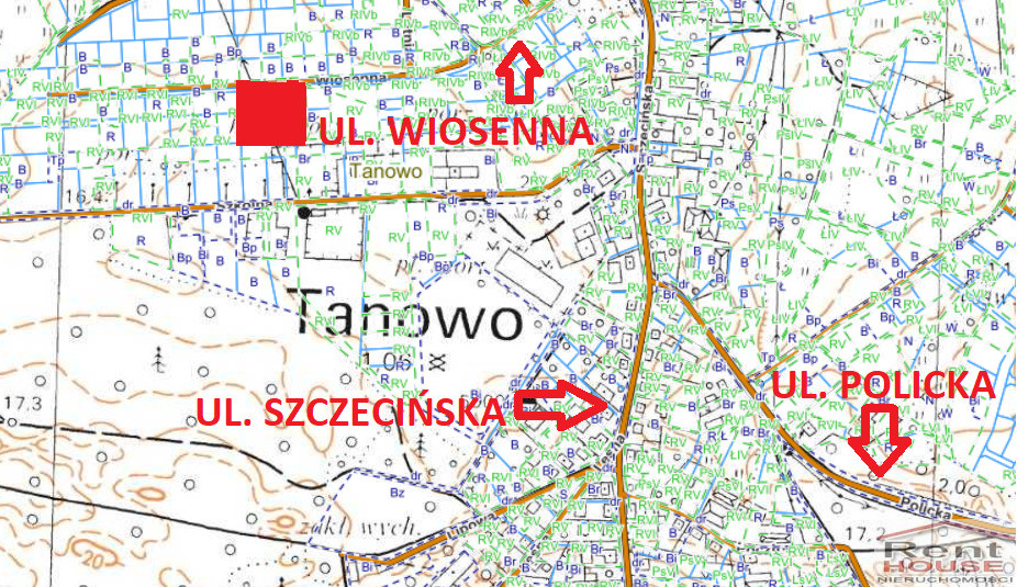 Działka Sprzedaż Tanowo