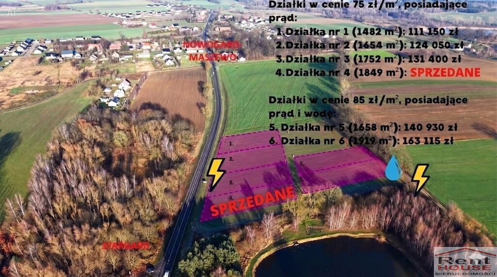 Działka Sprzedaż Grabowo