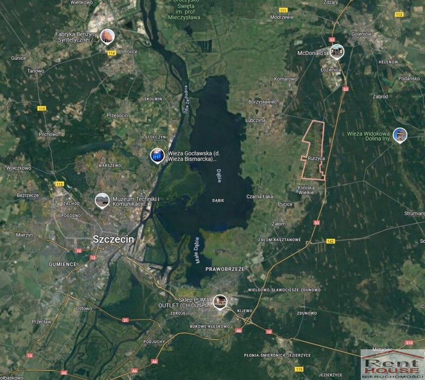 Działka Sprzedaż Rurzyca