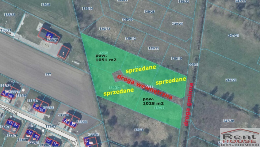 Działka Sprzedaż Białuń