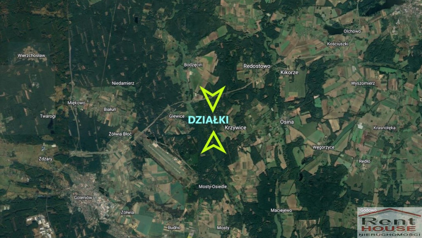 Działka Sprzedaż Krzywice